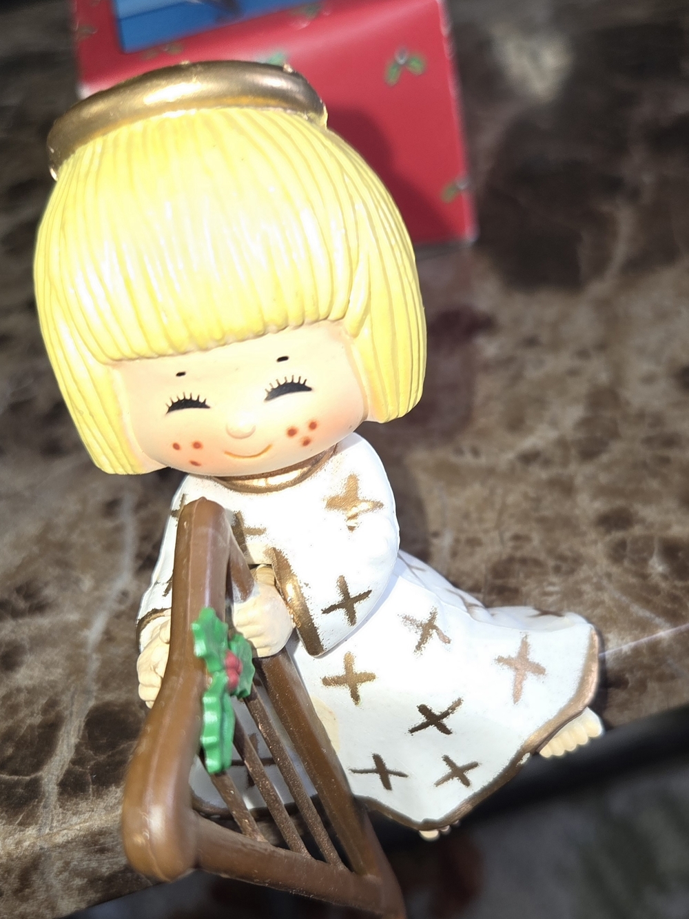 Vintage House Of Lloyds Angel Stocking Holder In Box